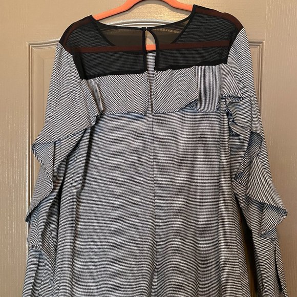 BCBGeneration Women's Ruffle Back Shift Dress - Picture 3 of 5